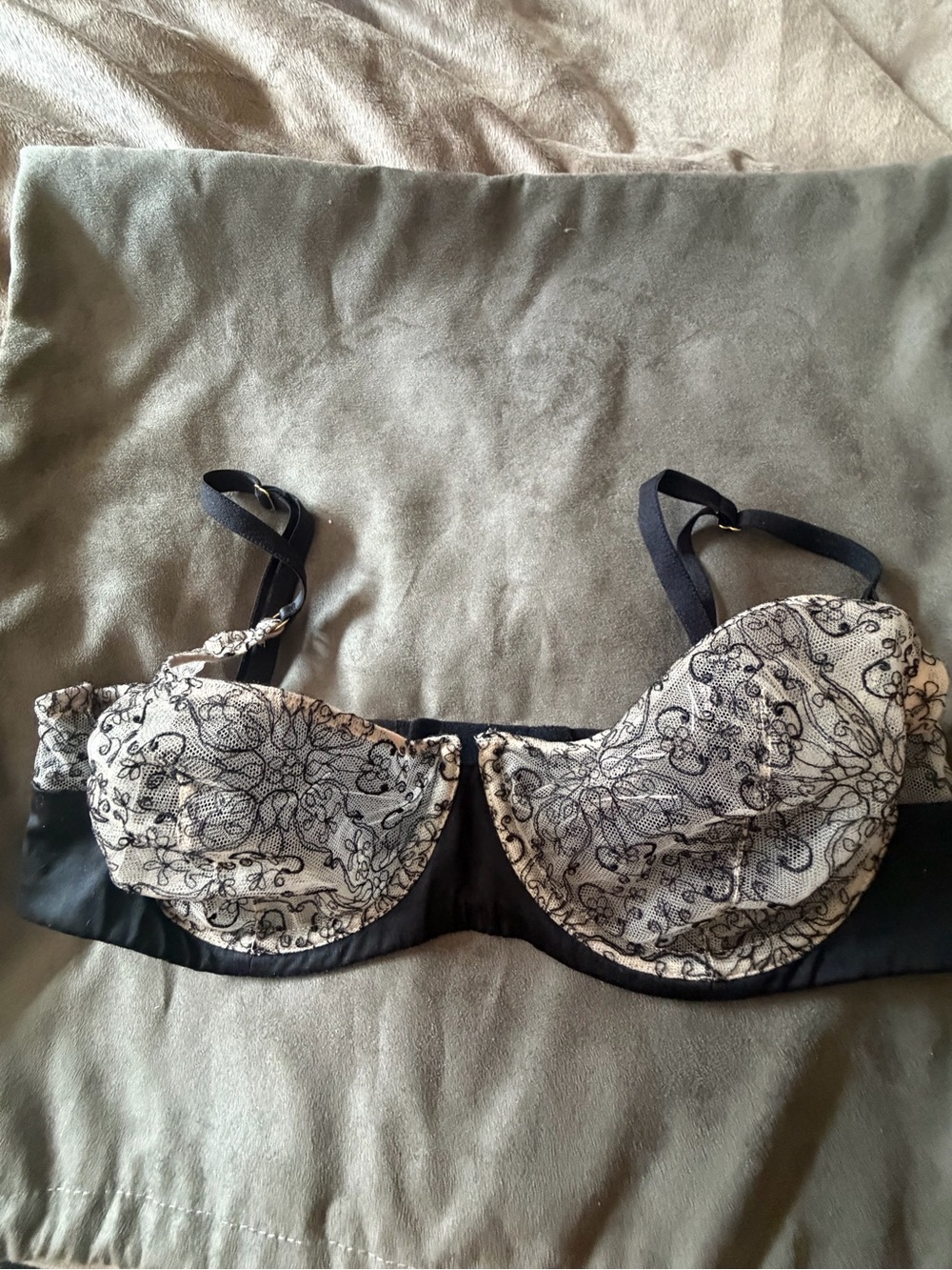 Victoria’s Secret Unlined Demi Bra, size 34DD